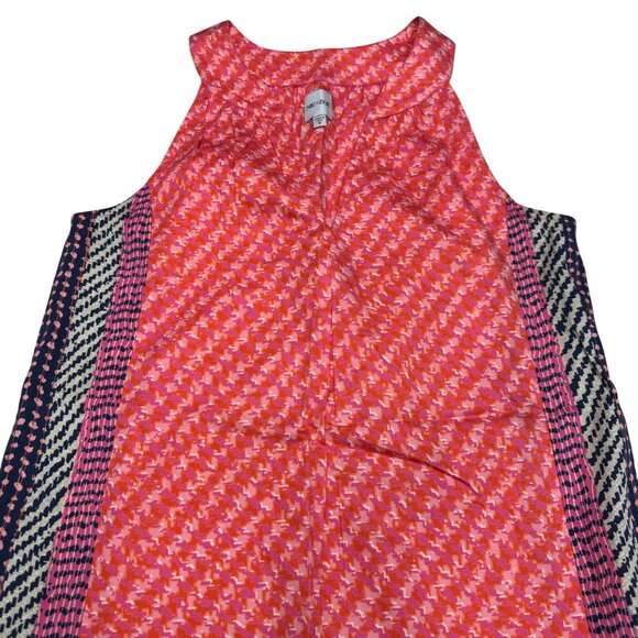 Nic+Zoe Spotty Stripes Sleeveless Midi Dress Women's 100% Cotton, Size S NWOT - Picture 3 of 8